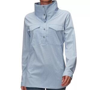 Mountain Hardwear Womens Citypass Popover Shirt Storm Cloud Size M